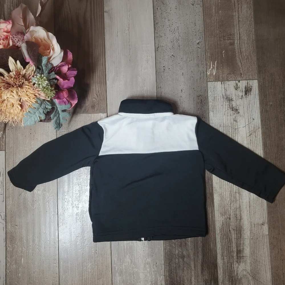 Nike Baby Track Jacket White & Black Size 12m